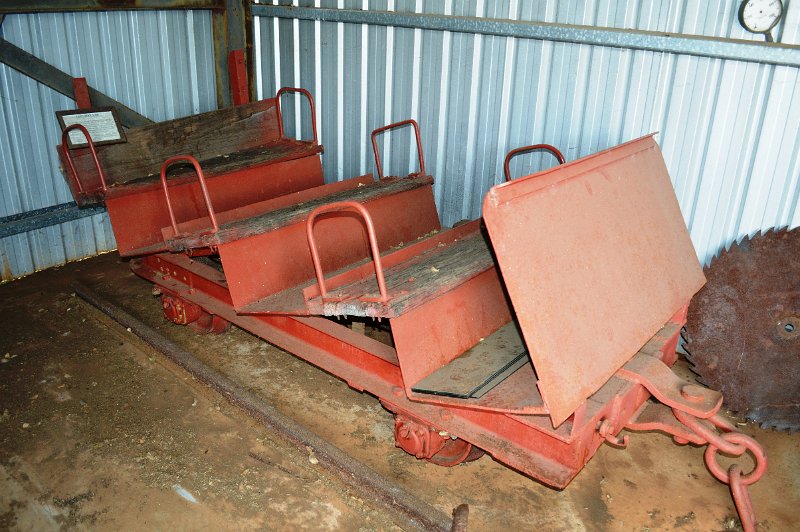 07MtMorgan (131).JPG - Mount Morgan museum - mining "man car"